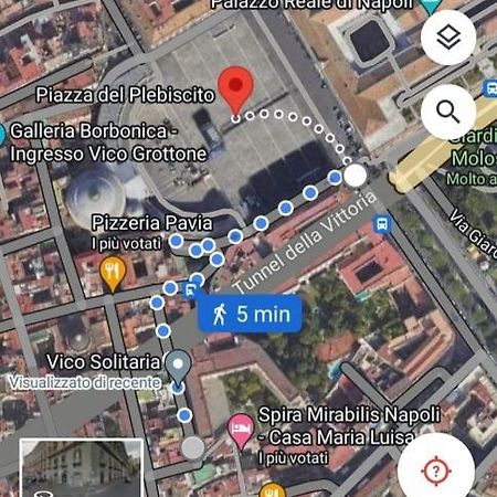 Palizzi'S Home Behind Plebiscite Square Neapel Exteriör bild