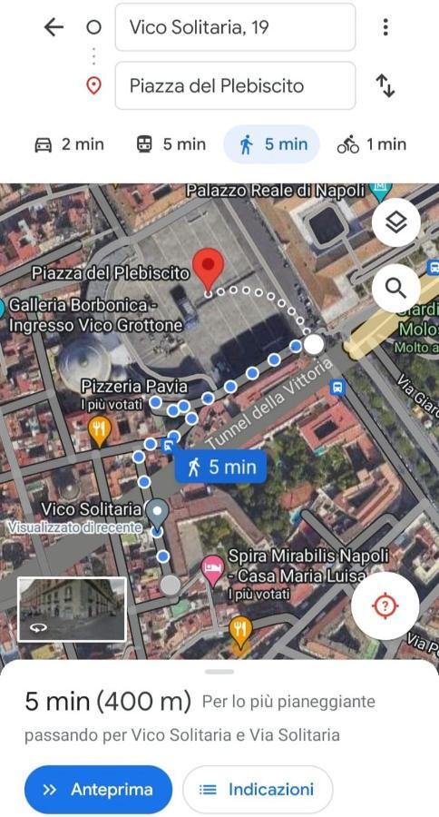 Palizzi'S Home Behind Plebiscite Square Neapel Exteriör bild